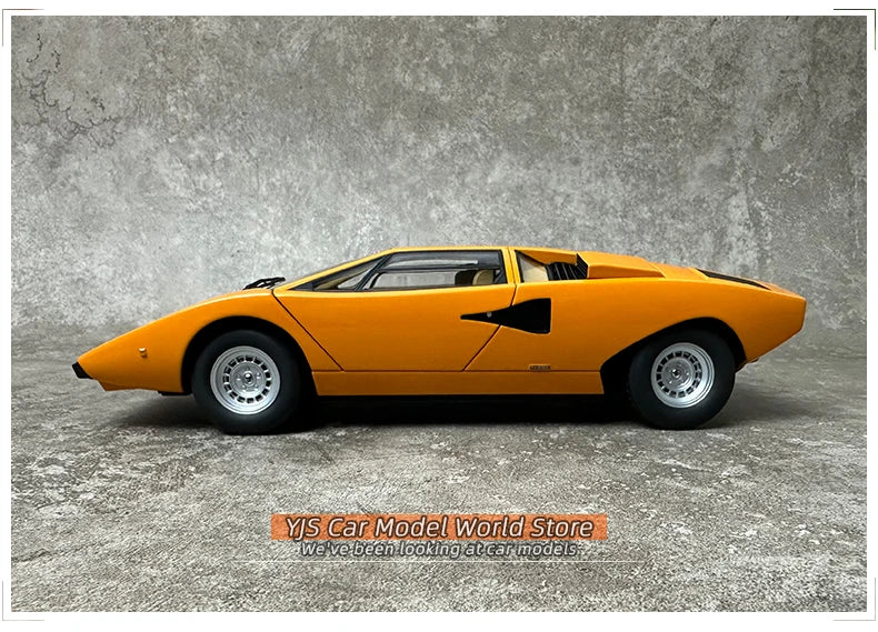 [SuperDetailed] 1:18 Lamborghini Countach LP400 Die-Cast Model Car – Sports Car Collectible