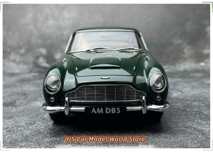 [SuperDetailed] 1:18 Aston Martin DB5 Die-Cast Model Car (British Racing Green) – Static Display Collectible