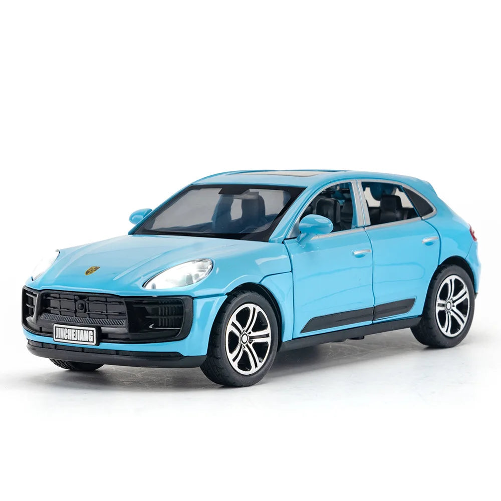 1:32 Porsche Macan T SUV Die-Cast Model Car – Pull-Back Toy with Sound & Light