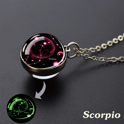 GalaxyGlow Zodiac Pendant - Guiding Star Charms