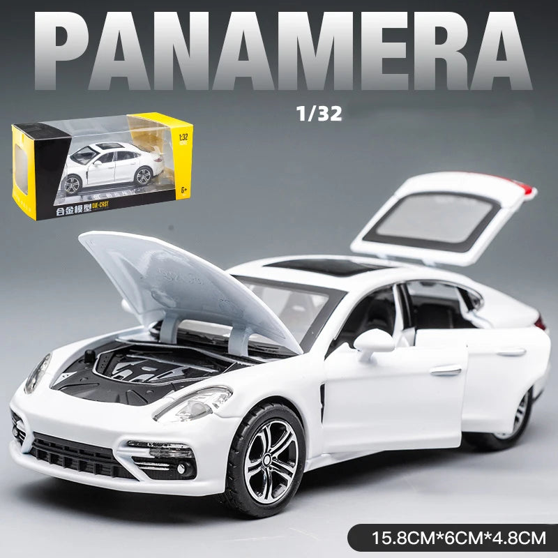 1:32 Porsche Panamera Die-Cast Model Car – Handmade Metal Collectible