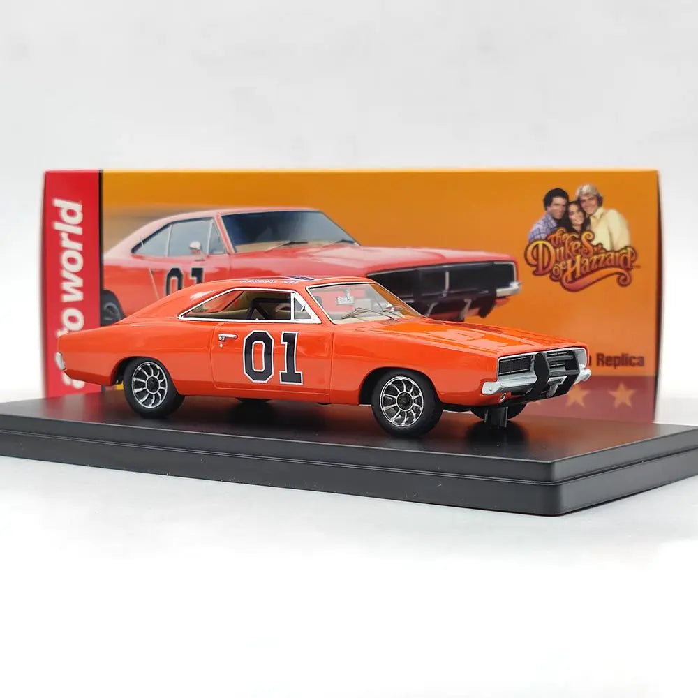 1:43 1969 Dodge Charger "General Lee" Limited Edition Resin Model Car – Collectible Gift