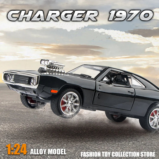 1:24 Dodge Challenger 1970 Die-Cast Model Car – Fast & Furious Edition with Sound & Light