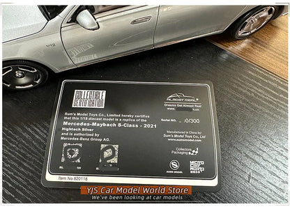 [SuperDetailed] 1:18 Maybach S-Class S680 2021 Die-Cast Model Car – Limited Edition Collectible