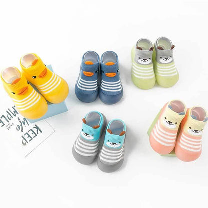 TinyTreads Animal Sock Shoes - Non-slip Playtime Comfort