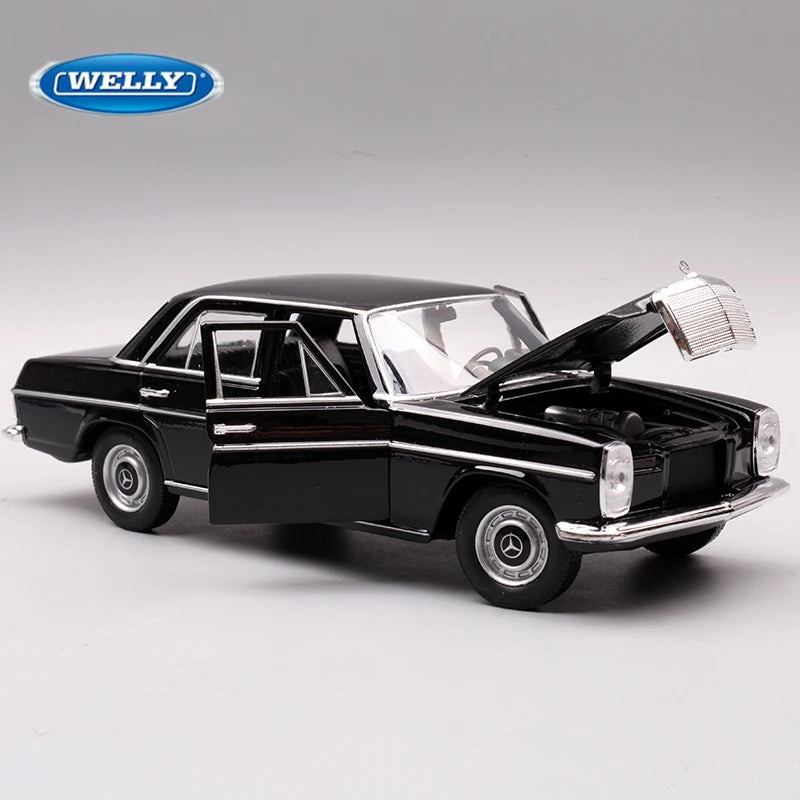 1:24 Mercedes-Benz 220 Die-Cast Model Car – Classic Retro Collectible