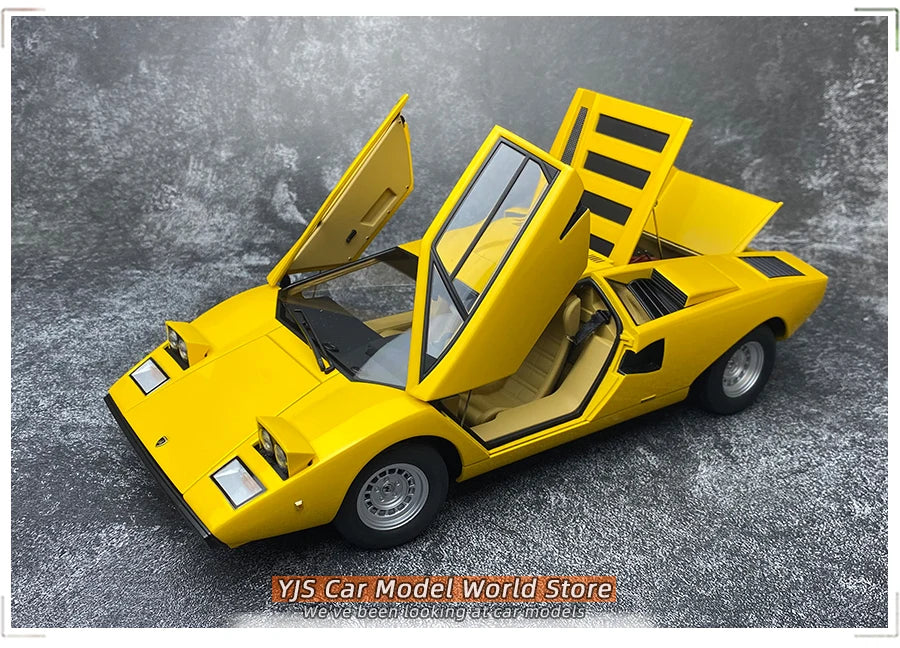 [SuperDetailed] 1:18 Lamborghini Countach LP400 Die-Cast Model Car – Sports Car Collectible