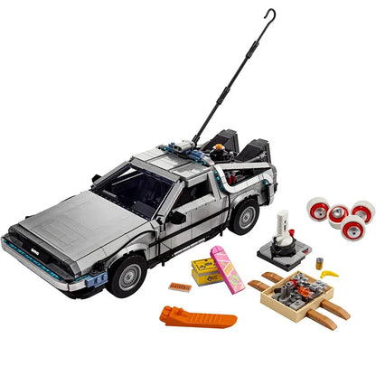 1872-Piece Back to the Future Time Machine Building Block Set - Technical Car Model