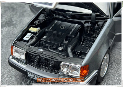 [SuperDetailed] 1:18 Mercedes-Benz 500E 1990 Die-Cast Model Car – Premium Midsize Sedan Collectible