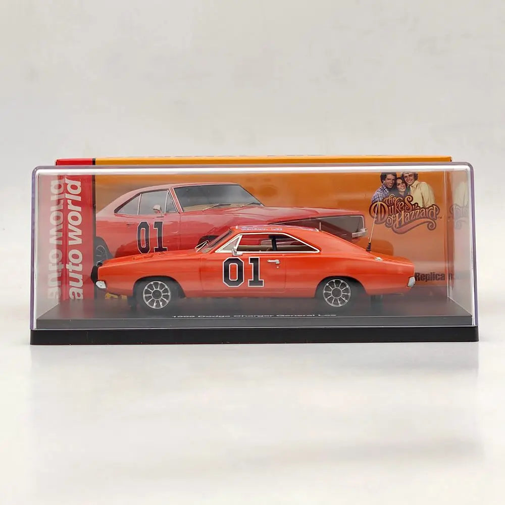 1:43 1969 Dodge Charger "General Lee" Limited Edition Resin Model Car – Collectible Gift