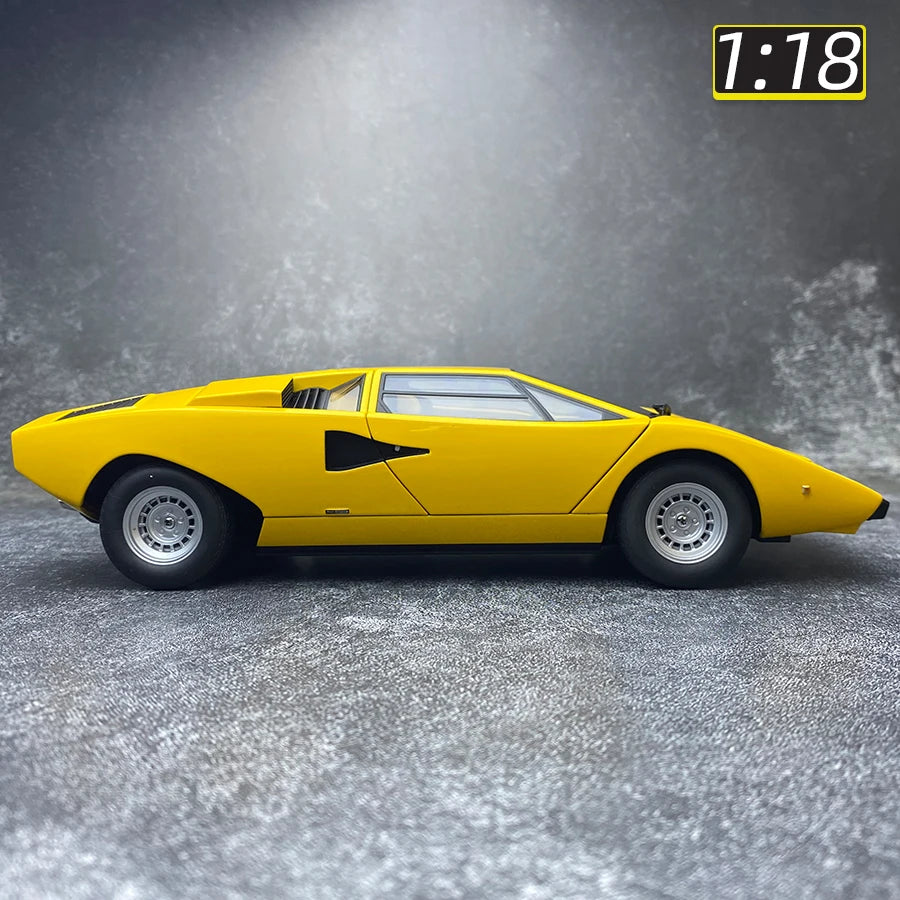 [SuperDetailed] 1:18 Lamborghini Countach LP400 Die-Cast Model Car – Sports Car Collectible