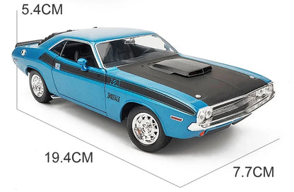 1:24 Dodge Challenger T/A 1970 Die-Cast Model Car – Classic Muscle Car Collectible