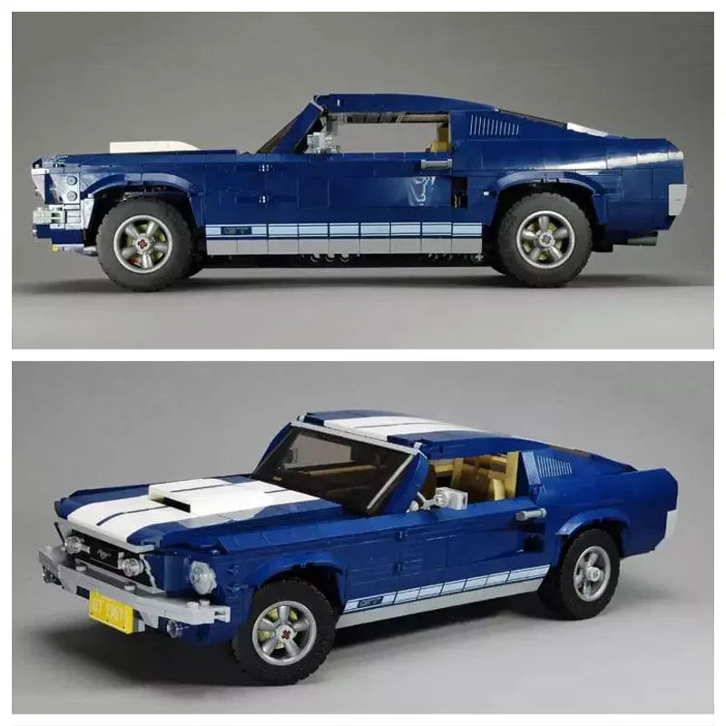 1471-Piece Ford Mustang 1967 Sports Car Building Block Set