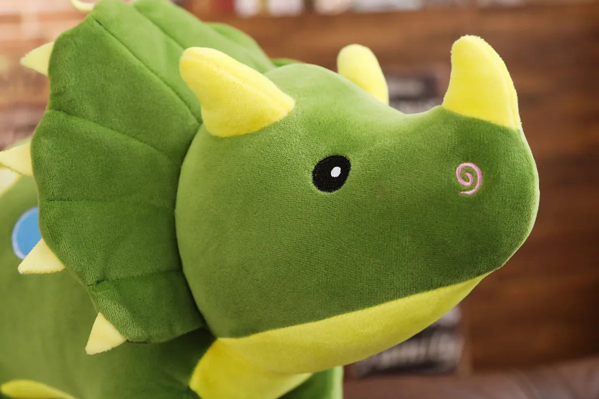 DinoSnuggle Triceratops - Gentle Giant Plush