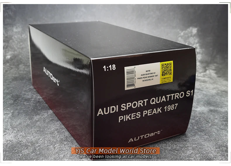 [SuperDetailed] 1:18 Audi Sport Quattro S1 Rally 1985-1987 Racing Car Model – Static Collectible