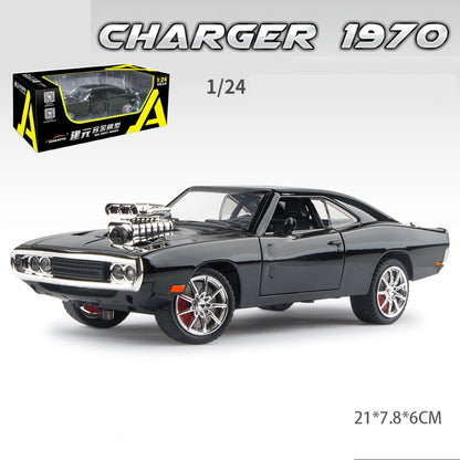 1:24 Dodge Challenger 1970 Die-Cast Model Car – Fast & Furious Edition with Sound & Light