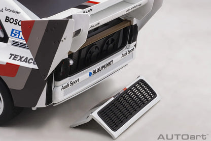 [SuperDetailed] 1:18 Audi Sport Quattro S1 Rally 1985-1987 Racing Car Model – Static Collectible