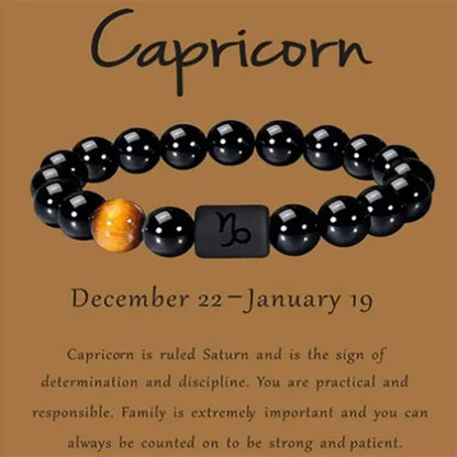 CelestialBond Bracelet - Zodiac Bead Charms