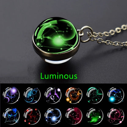 GalaxyGlow Zodiac Pendant - Guiding Star Charms