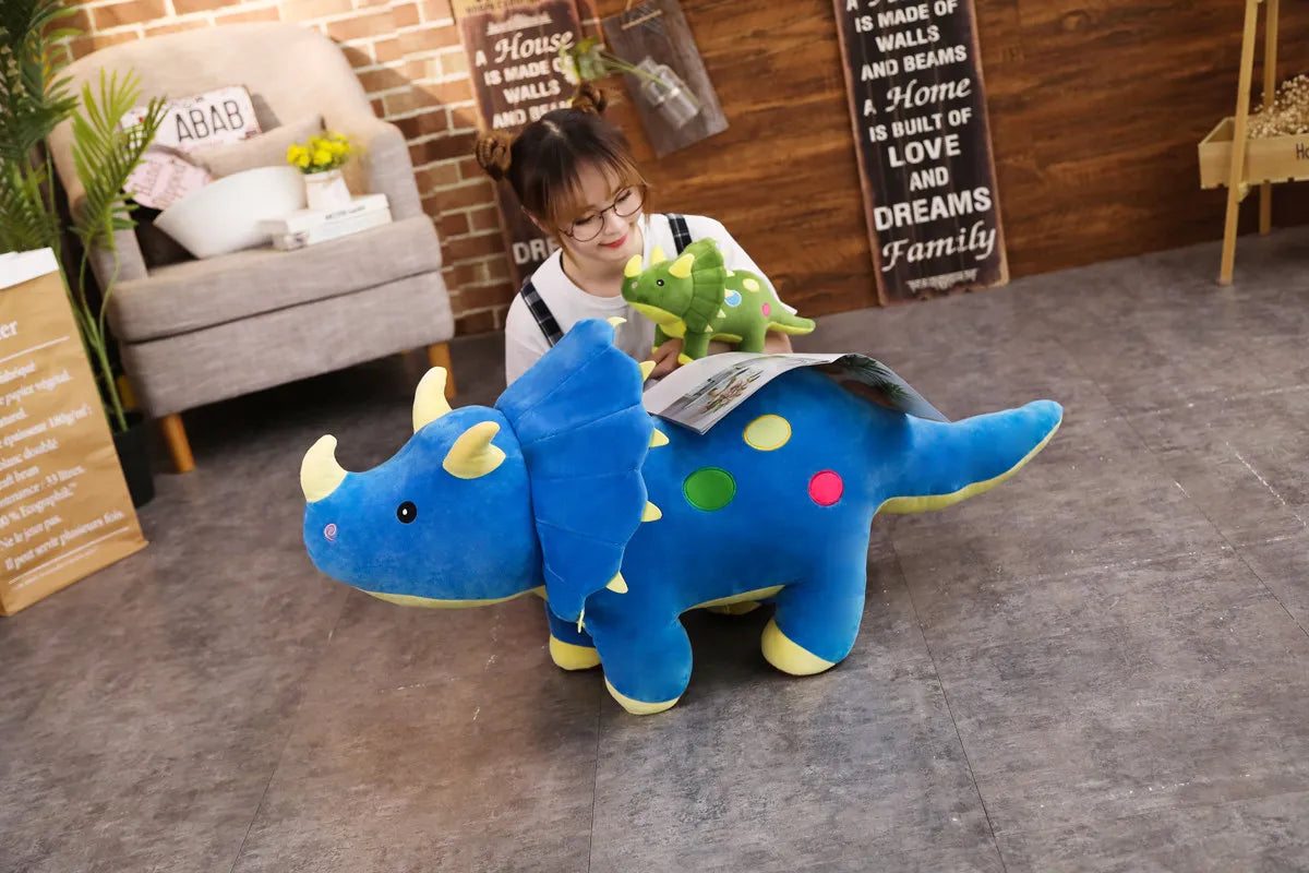 DinoSnuggle Triceratops - Gentle Giant Plush