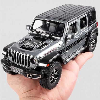 1:22 Wrangler Die-Cast Model Car – Metal Alloy Vehicle with Openable Doors