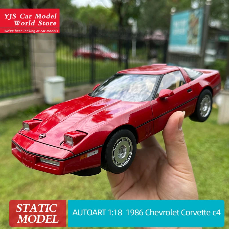 [SuperDetailed] 1:18 Chevrolet Corvette C4 1986 Die-Cast Model Car – Classic Collectible