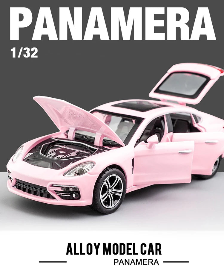 1:32 Porsche Panamera Die-Cast Model Car – Handmade Metal Collectible