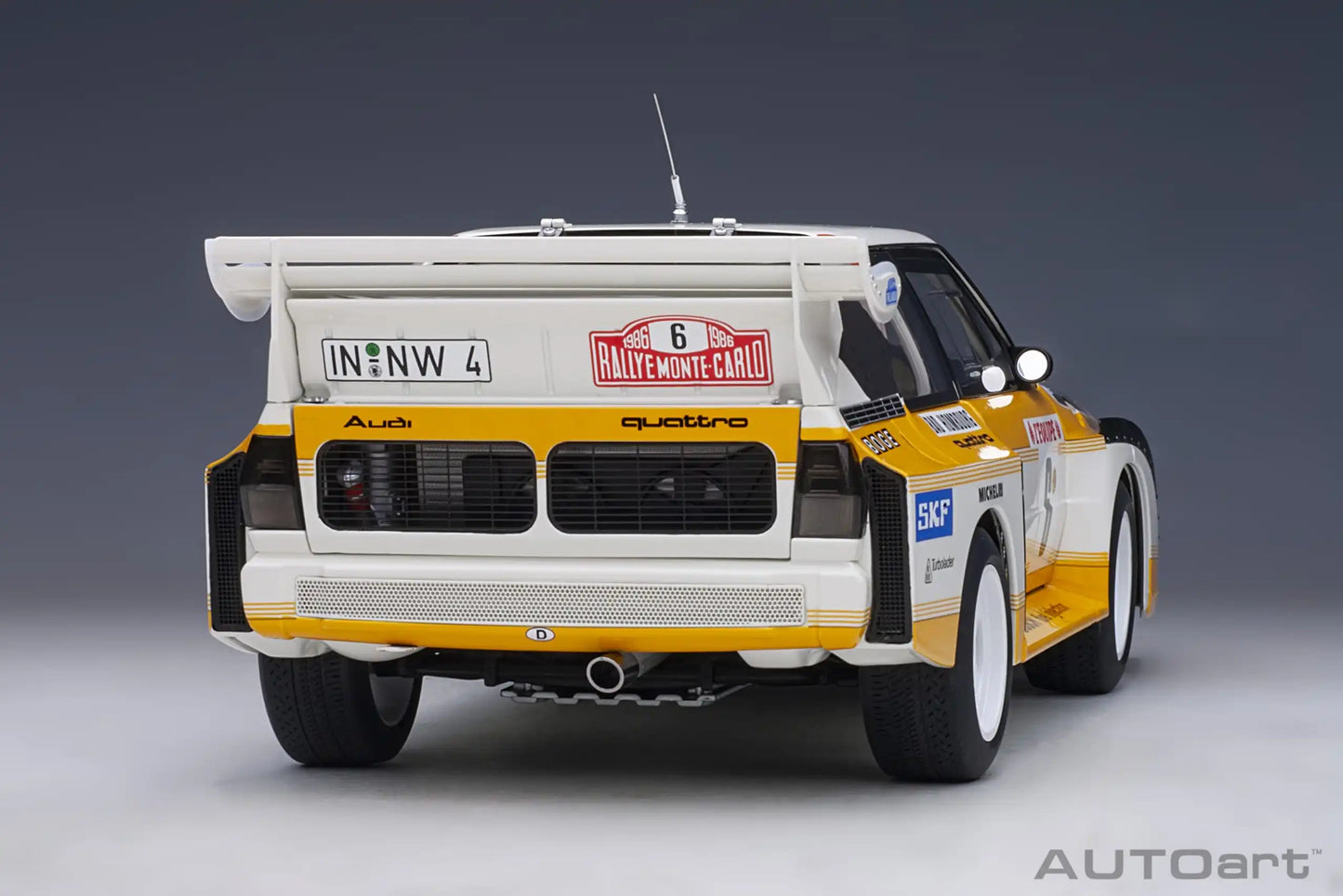 [SuperDetailed] 1:18 Audi Sport Quattro S1 Rally 1985-1987 Racing Car Model – Static Collectible