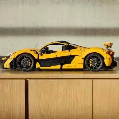 3893-Piece McLaren P1 Building Block Set – Technical Sports Car Model for Adults