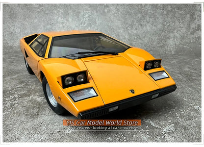 [SuperDetailed] 1:18 Lamborghini Countach LP400 Die-Cast Model Car – Sports Car Collectible