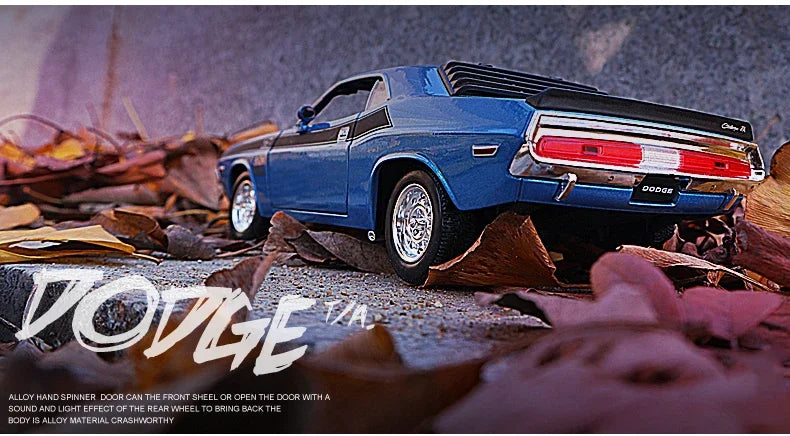 1:24 Dodge Challenger T/A 1970 Die-Cast Model Car – Classic Muscle Car Collectible