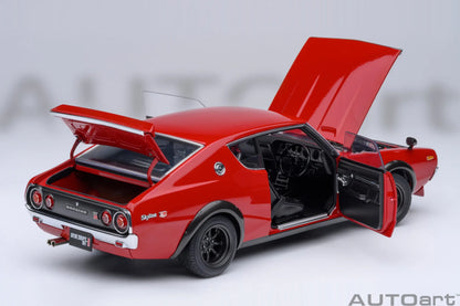 [SuperDetailed] 1:18 Nissan Skyline 2000 GT-R (KPGC110) Tuned Version Die-Cast Model – Static Display Collectible