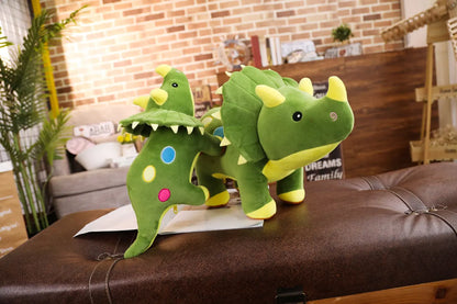 DinoSnuggle Triceratops - Gentle Giant Plush