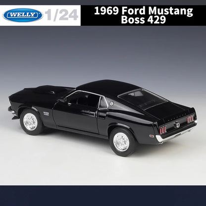 1:24 Ford Mustang Boss 429 Die-Cast Model Car – Classic Sports Car Collectible