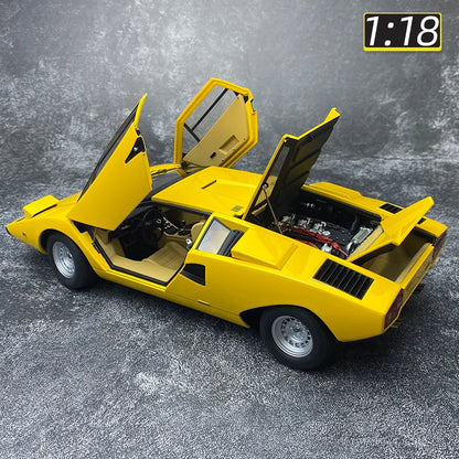 [SuperDetailed] 1:18 Lamborghini Countach LP400 Die-Cast Model Car – Sports Car Collectible