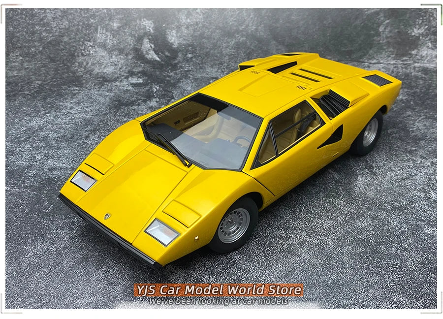 [SuperDetailed] 1:18 Lamborghini Countach LP400 Die-Cast Model Car – Sports Car Collectible