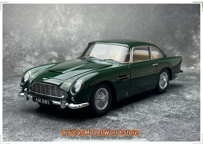 [SuperDetailed] 1:18 Aston Martin DB5 Die-Cast Model Car (British Racing Green) – Static Display Collectible