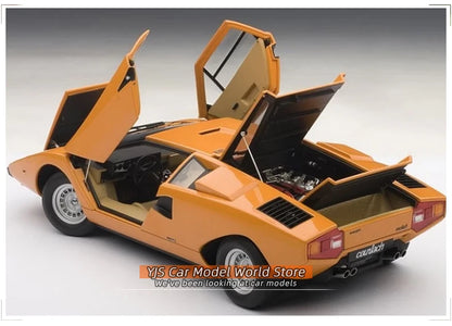 [SuperDetailed] 1:18 Lamborghini Countach LP400 Die-Cast Model Car – Sports Car Collectible