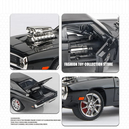 1:24 Dodge Challenger 1970 Die-Cast Model Car – Fast & Furious Edition with Sound & Light