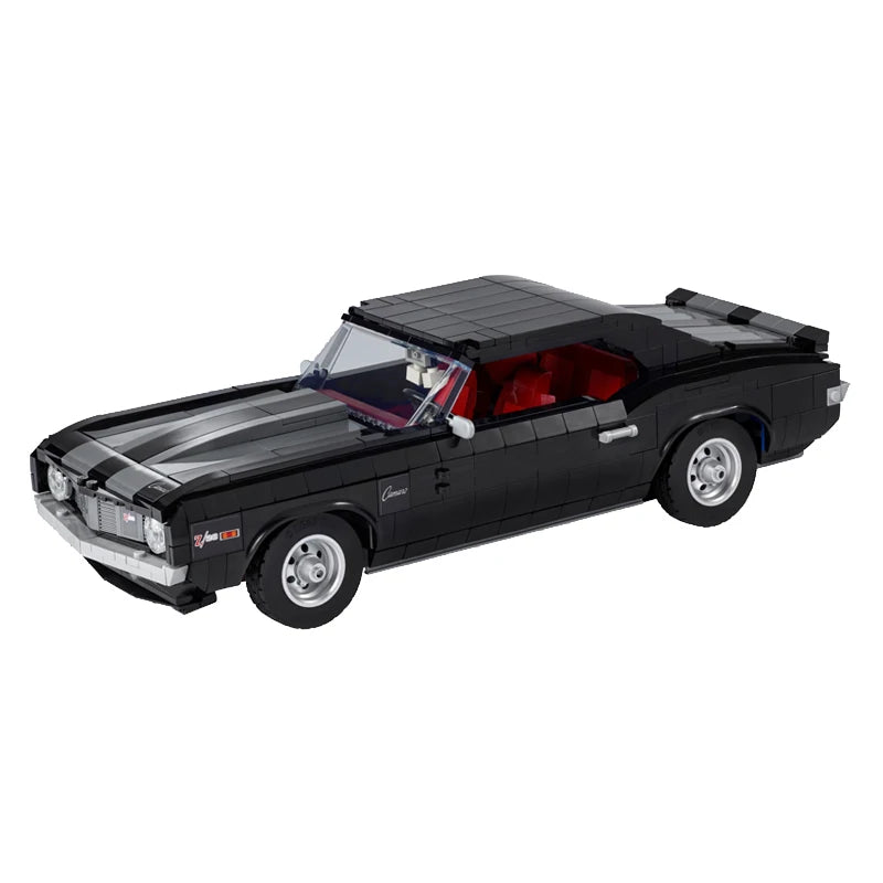 1456-Piece 1969 Chevrolet Camaro Z28 Building Block Set – Retro Muscle Car Model