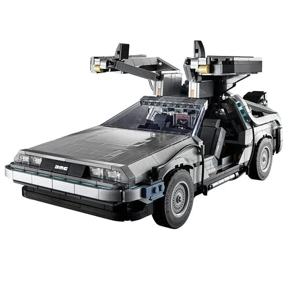 1872-Piece Back to the Future Time Machine Building Block Set - Technical Car Model