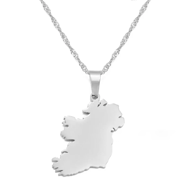 Ireland Map Necklace – Keep Ireland Close To Your Heart