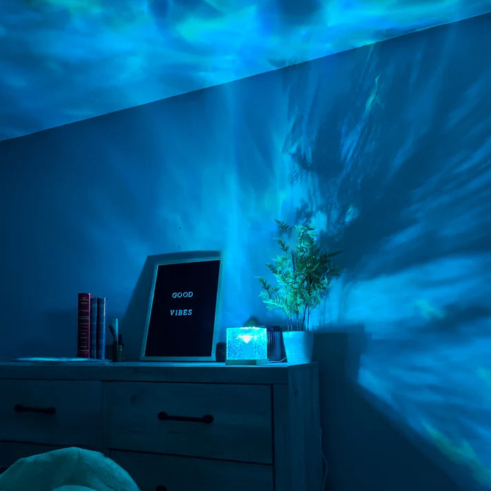 RadiantCube: The Anti-Anxiety Water Ripple Night Light - Sorvento